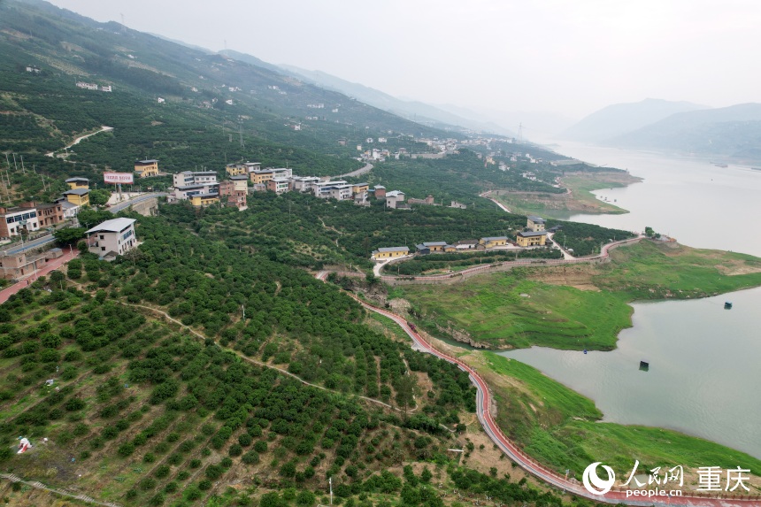 豐都縣安坪鎮(zhèn)三沱村。人民網(wǎng)記者 劉政寧攝